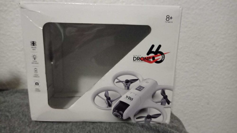 Mini Drone V66 - Amarelo - Novo!!