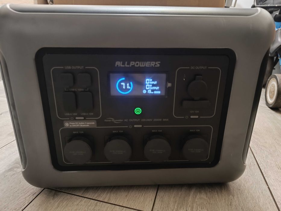 Nowy Magazyn prądu energii Powerbank UPS ALLPOWERS r2500