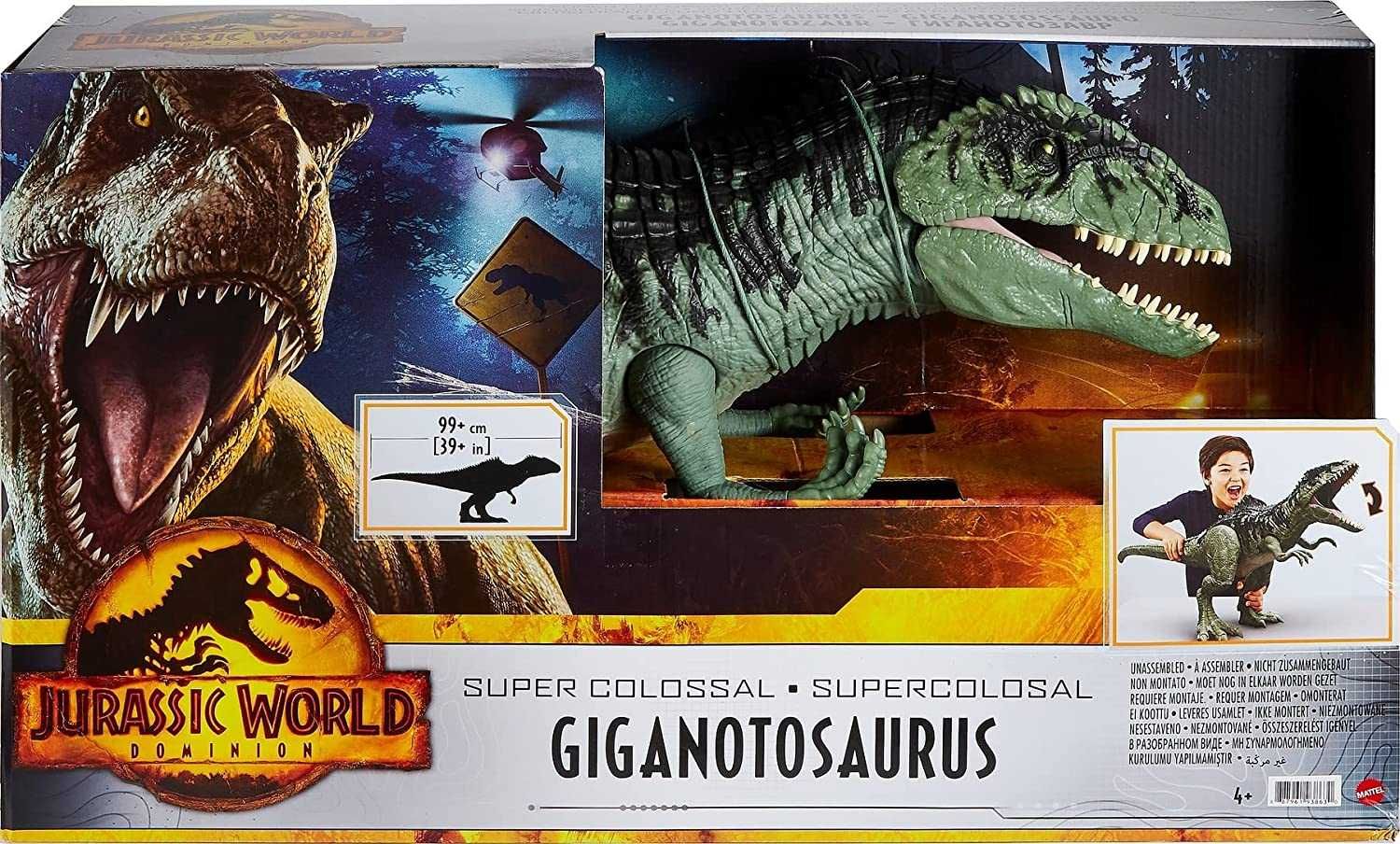 Динозавр Гігантозавр Jurassic World  Super Colossal Giganotosaurus