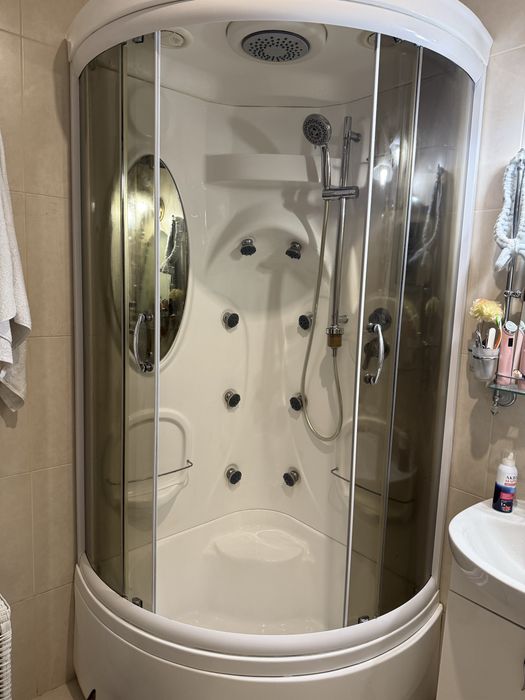 Кутова душова кабіна ГІДРОБОКС