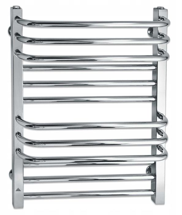 Grzejnik łazienkowy Laris-Perfect Hermes ze stali nierdzewnej Srebrny