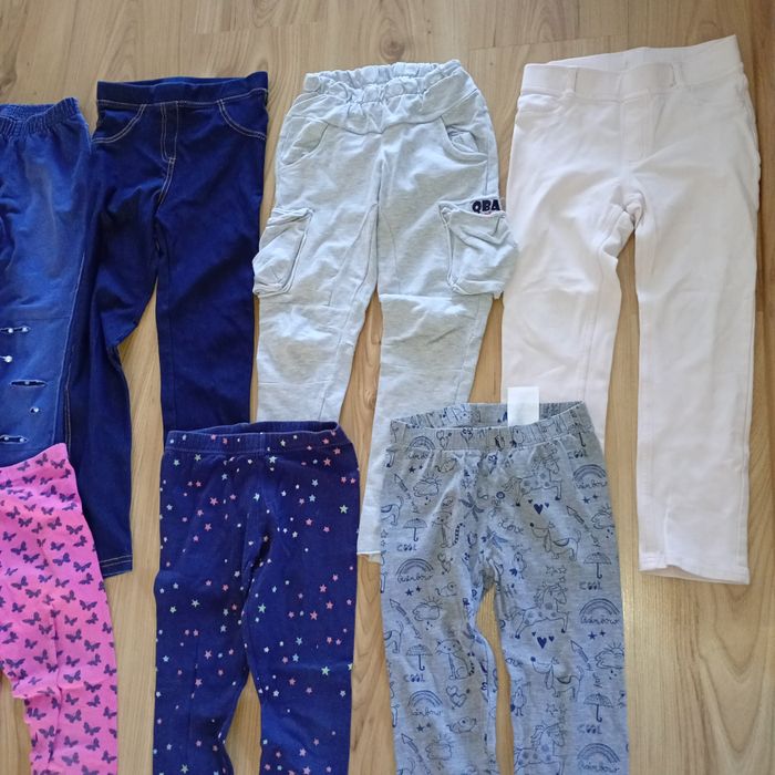 Paka 122 spodnie leginsy