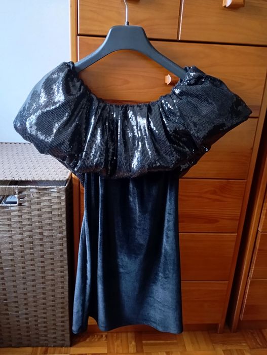Vestido de Veludo preto