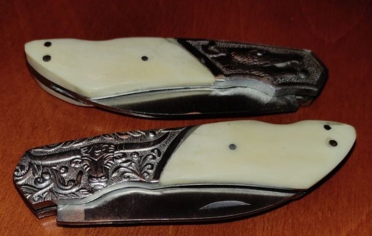 Zestaw 2 noży myśliwskich nóż składany scyzoryk składany solidne