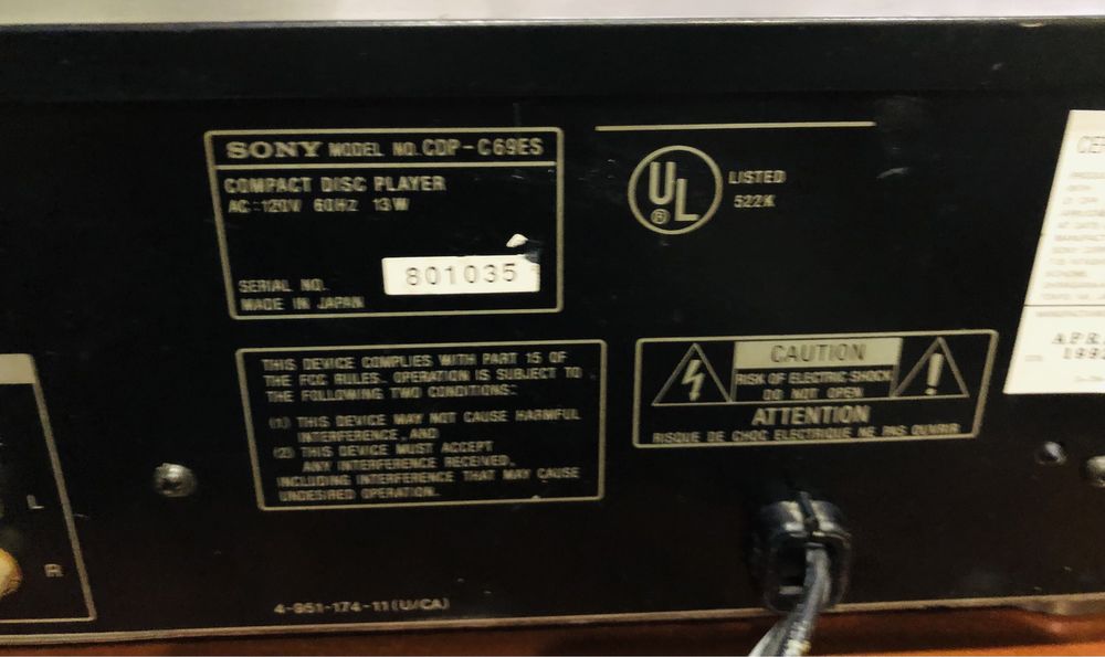 СД проигрыватель Sony