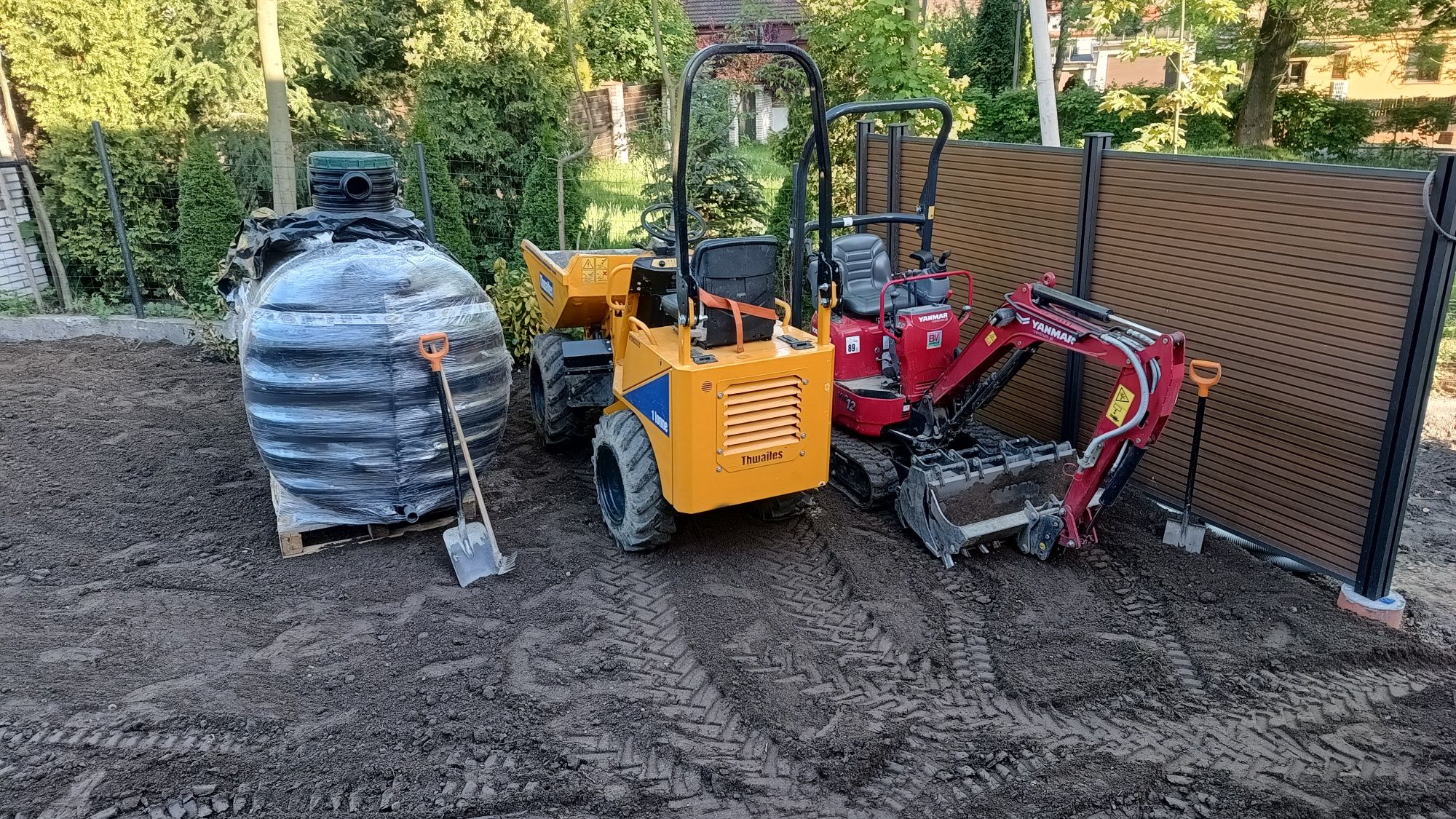 Usługi minikoparkami 1-6t kompleksowe prace budowlane