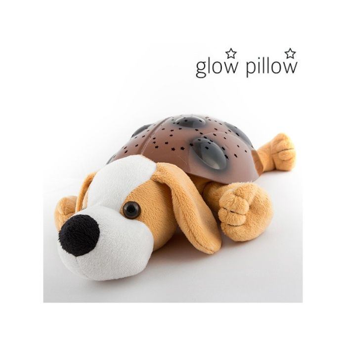 Projektor LED Puppy Glow Pillow z dźwiękiem