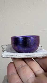 Титановая пиала для чая 30 мл цвет Purple