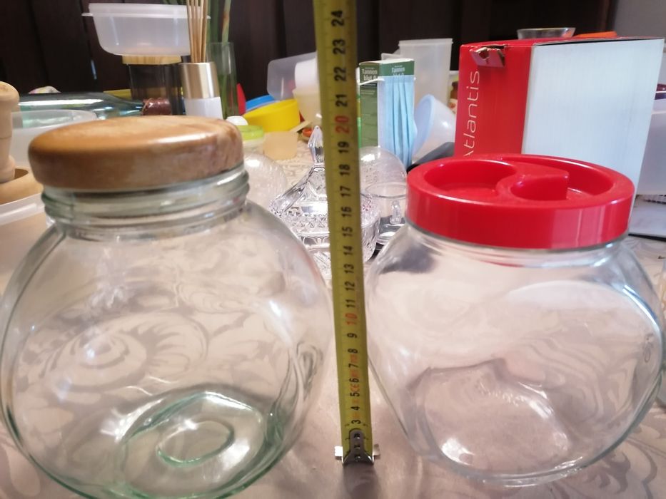 Frascos vidro com tampa