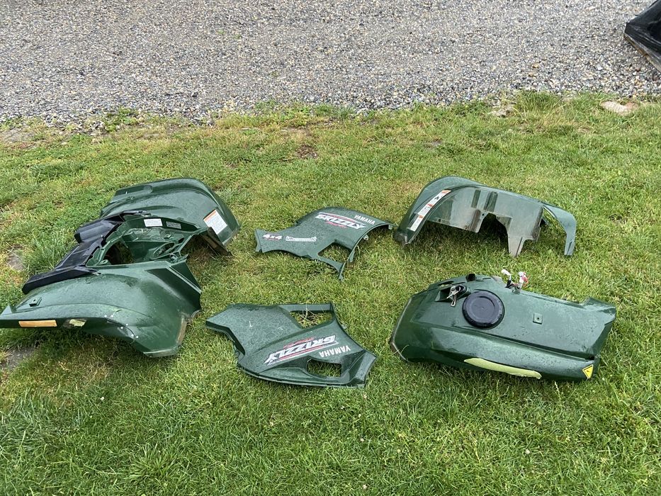 Plastiki yamaha grizzly 700 grizzly 550 owiewki błotnik boczek komplet