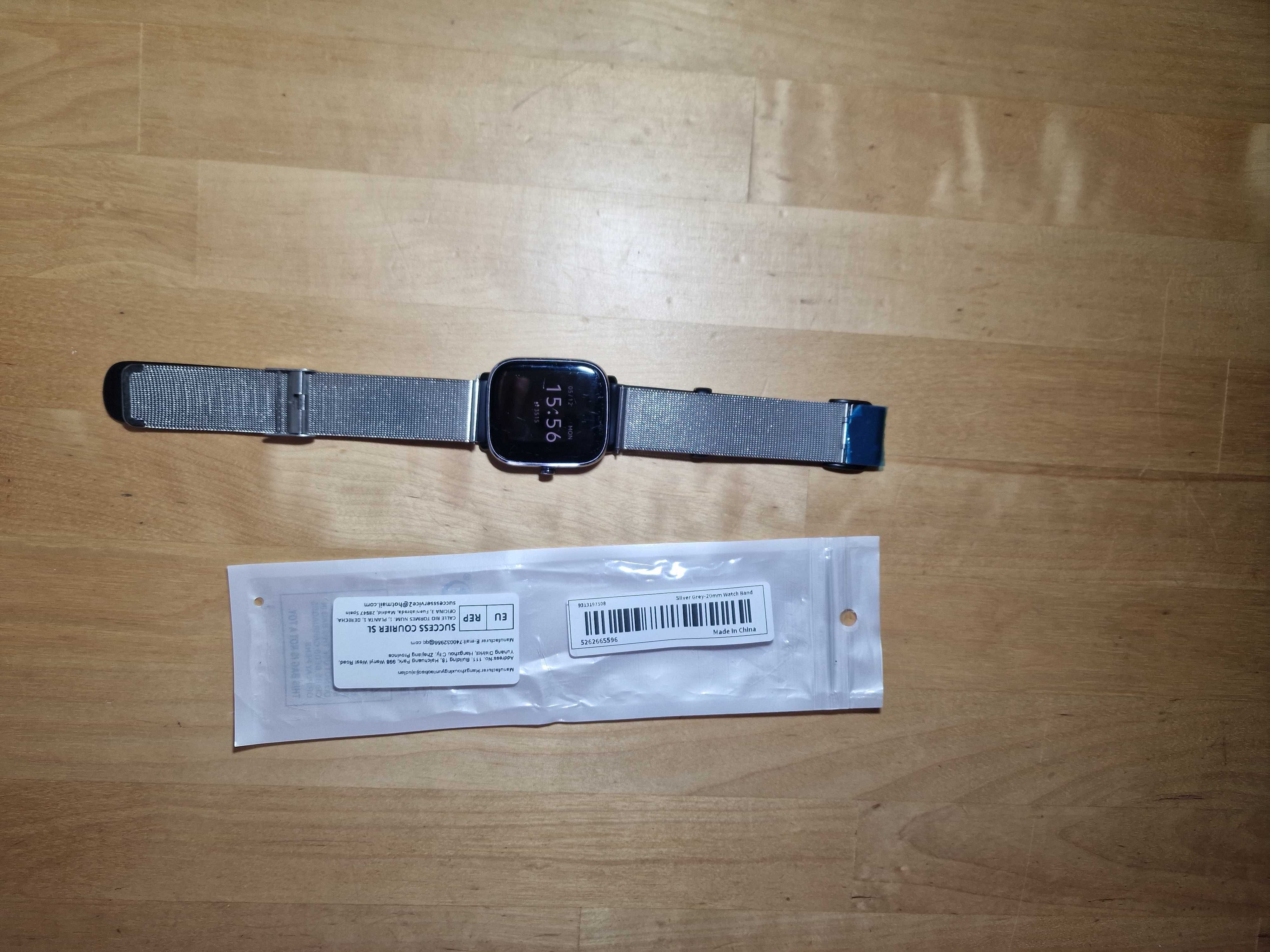 Pulseira SmartWatch 20 mm Nova - Malha Aço Inoxidável