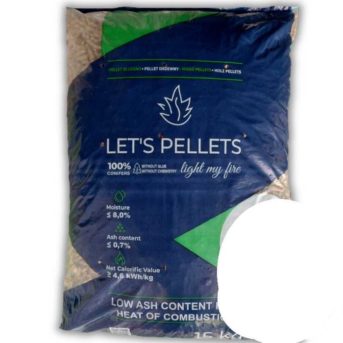 Pellet LET'S 6 mm paleta 975kg pelet Olczyk Olimp Lava Barlinek Dragon