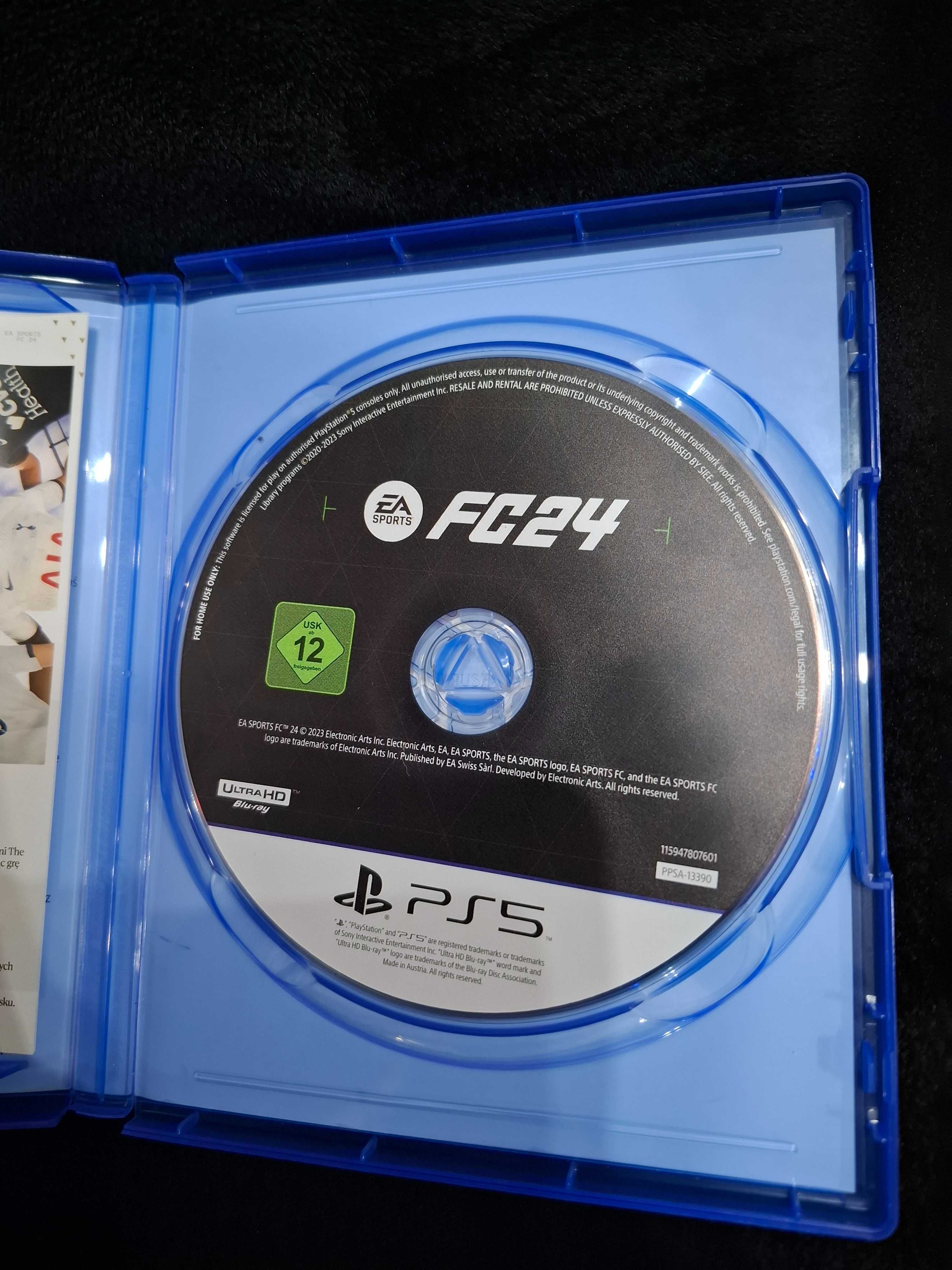 PL Jak NOWA gra FC24 FC 24 Fifa 24 PS5 płyta lustro EA Sports