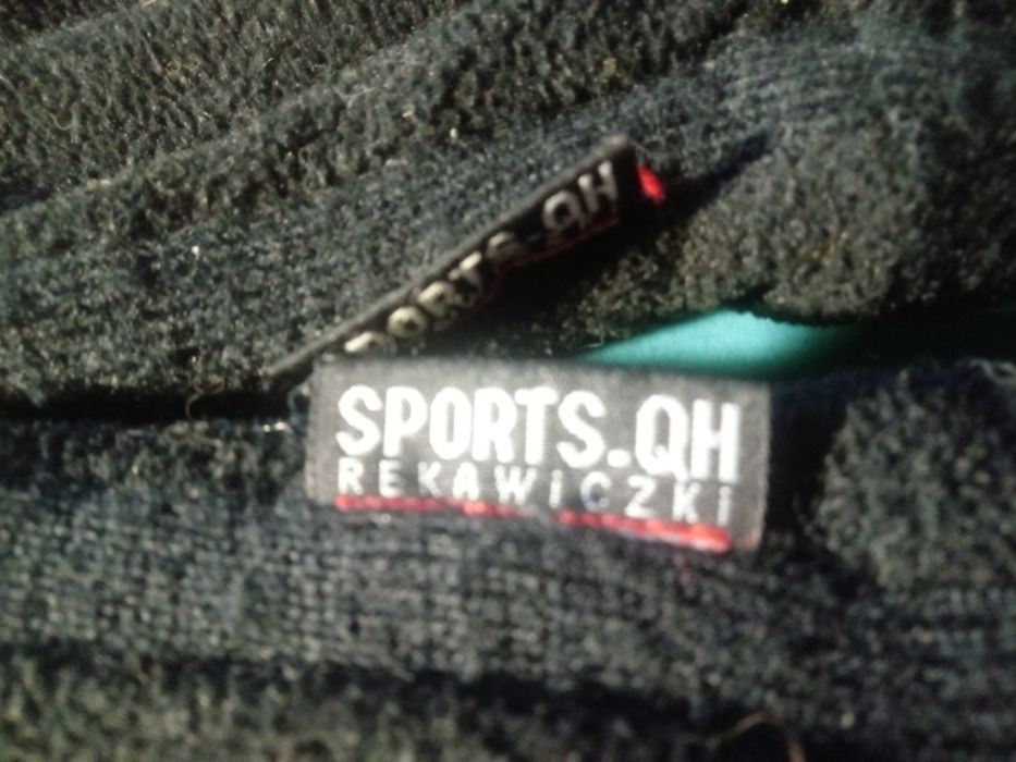 Męskie, bardzo ciepłe rękawiczki : dzianina + polar; Sports.Oh