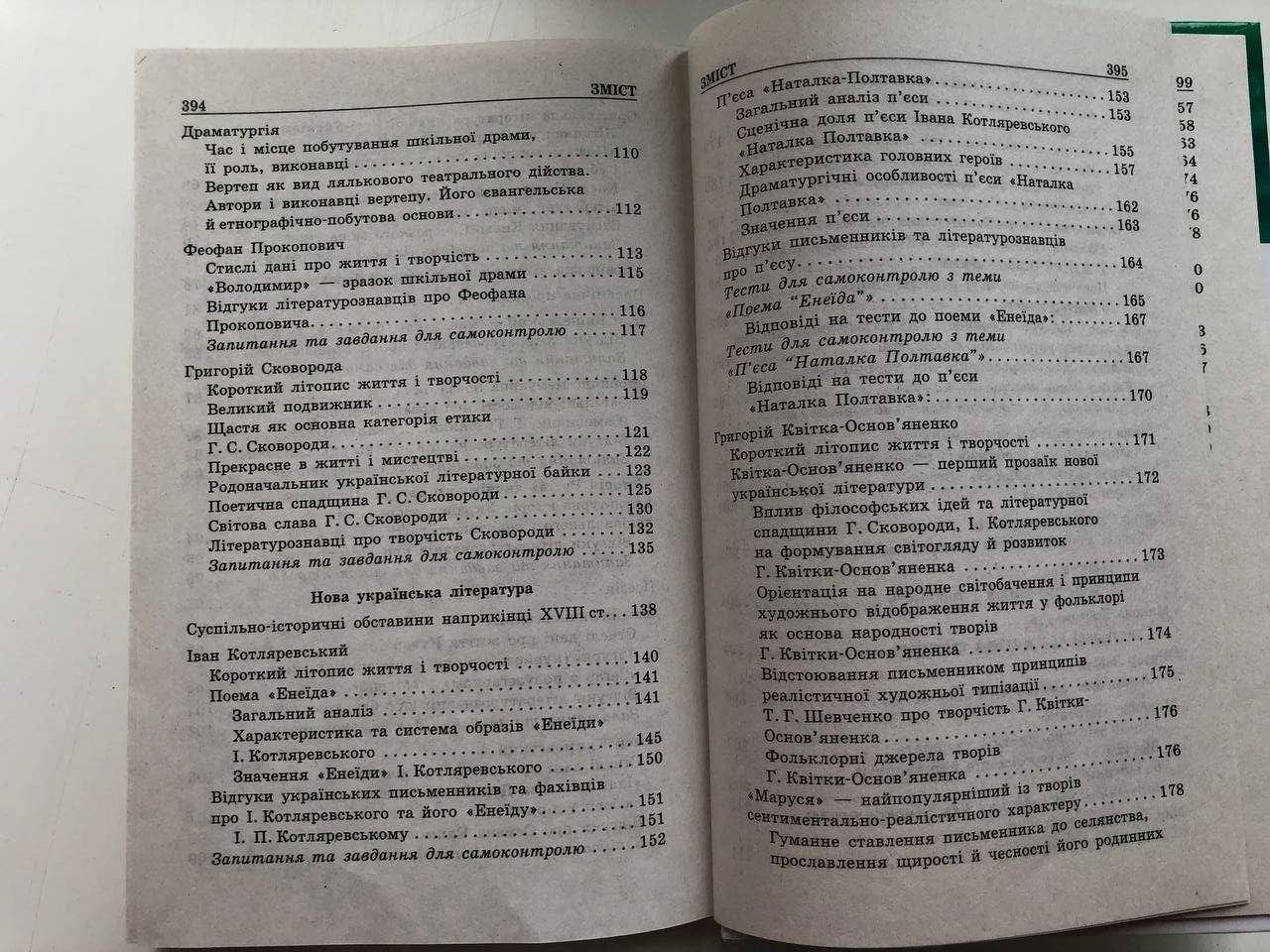 Збірники з української літератури 9-11 клас