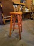 Taboret/hoker drewniany 60 cm