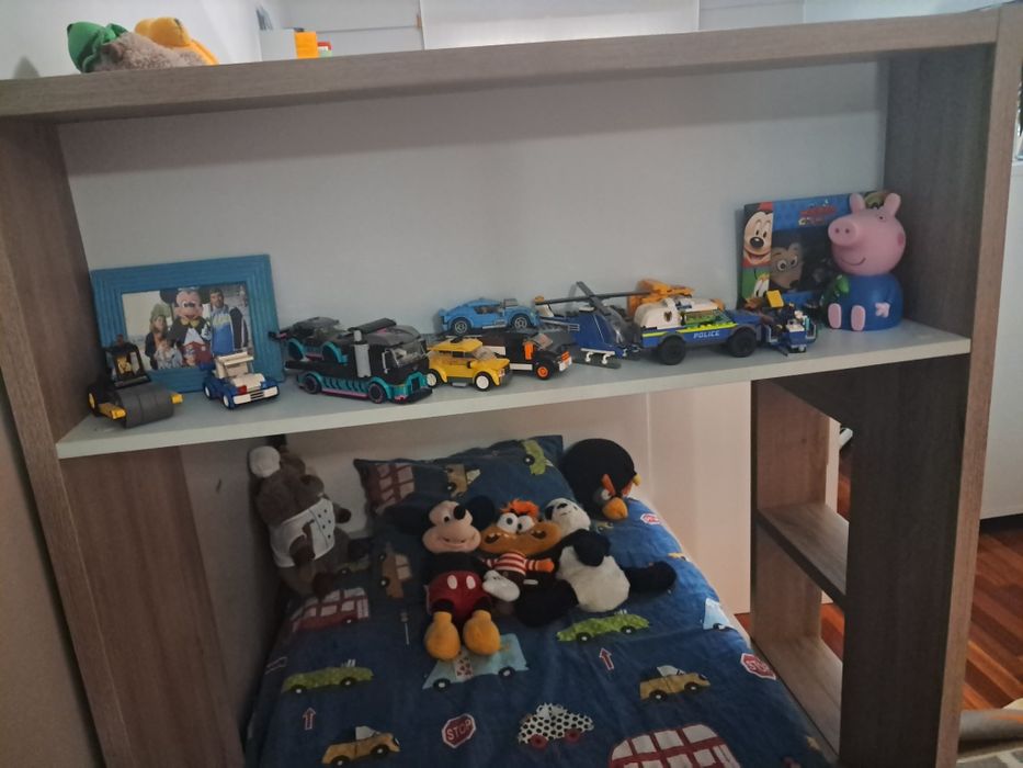 Beliche azul e cinza