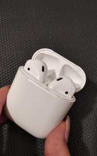 Słuchawki airpods 2 drugiej generacji białe Apple z etui ładującym