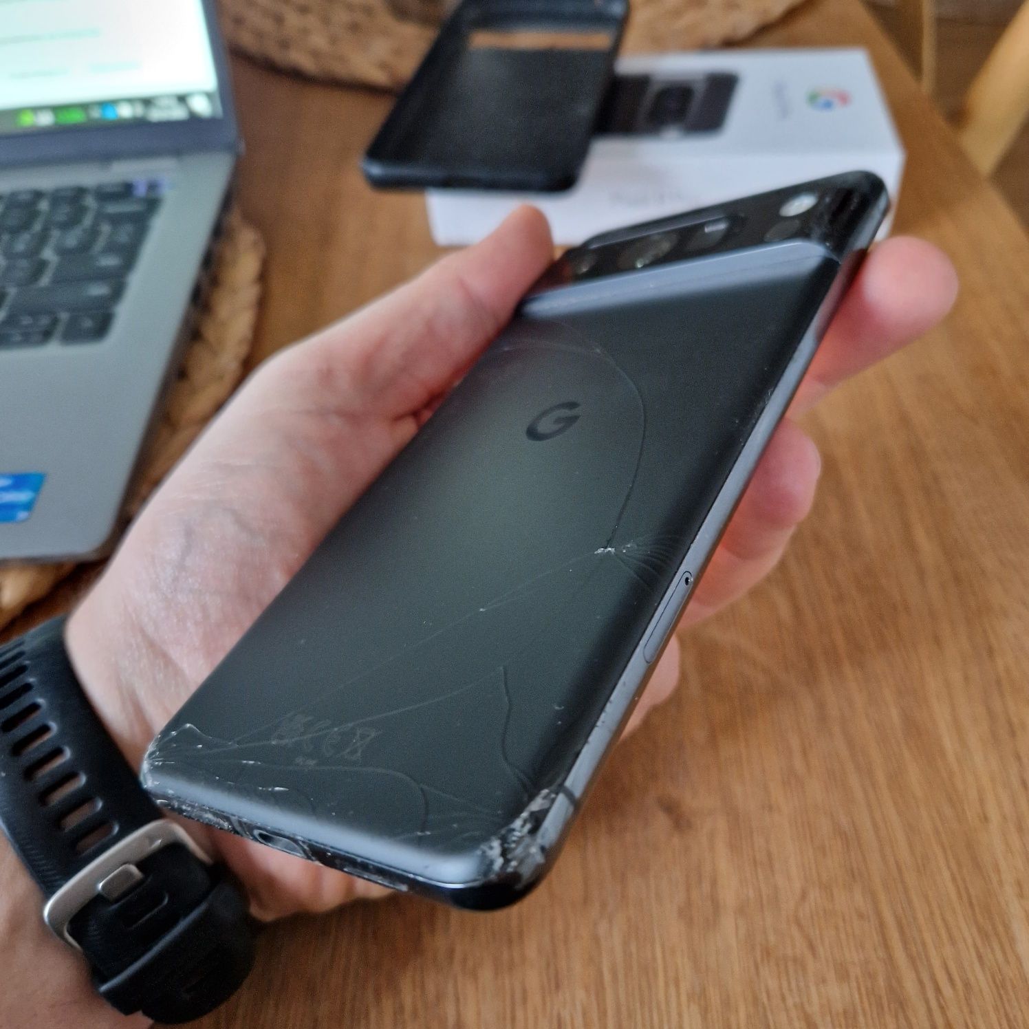 Google Pixel 8 PRO 128 GB Obsidian Pudełko Dowód zakupu bez simlock