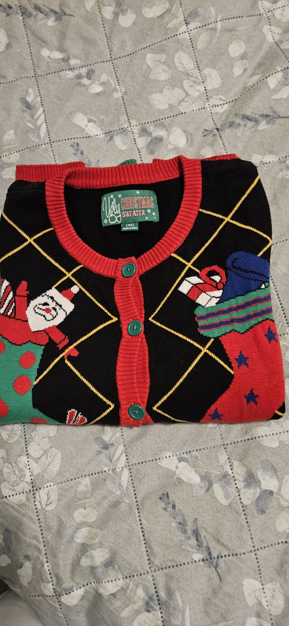 Sweter świąteczny M