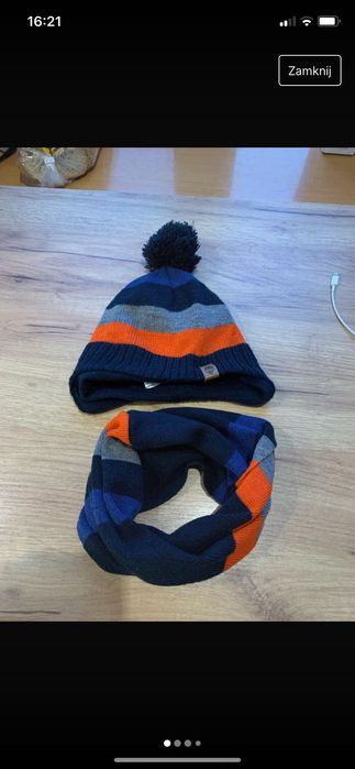 Czapka plus komin H&M