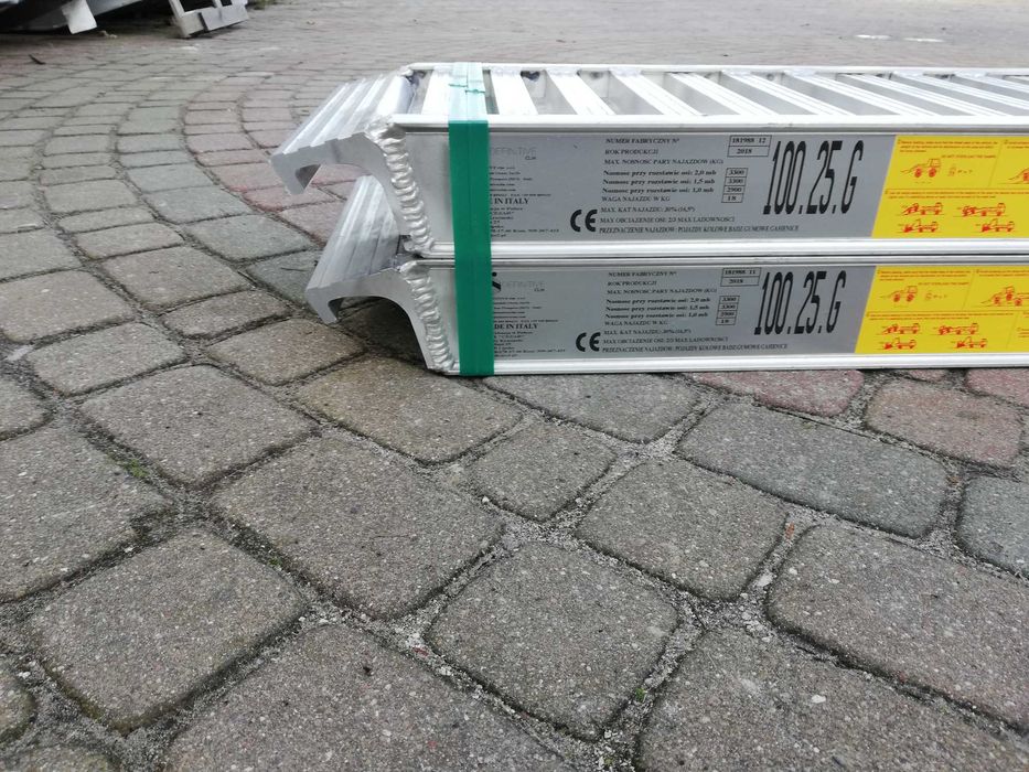 Najazdy Rampy do lawety 2,5m 6,5t Od ręki dostawa 0zł