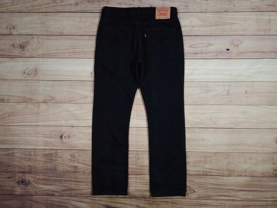 LEVI'S 581 Spodnie Jeans Czarne Męskie r. 33/32