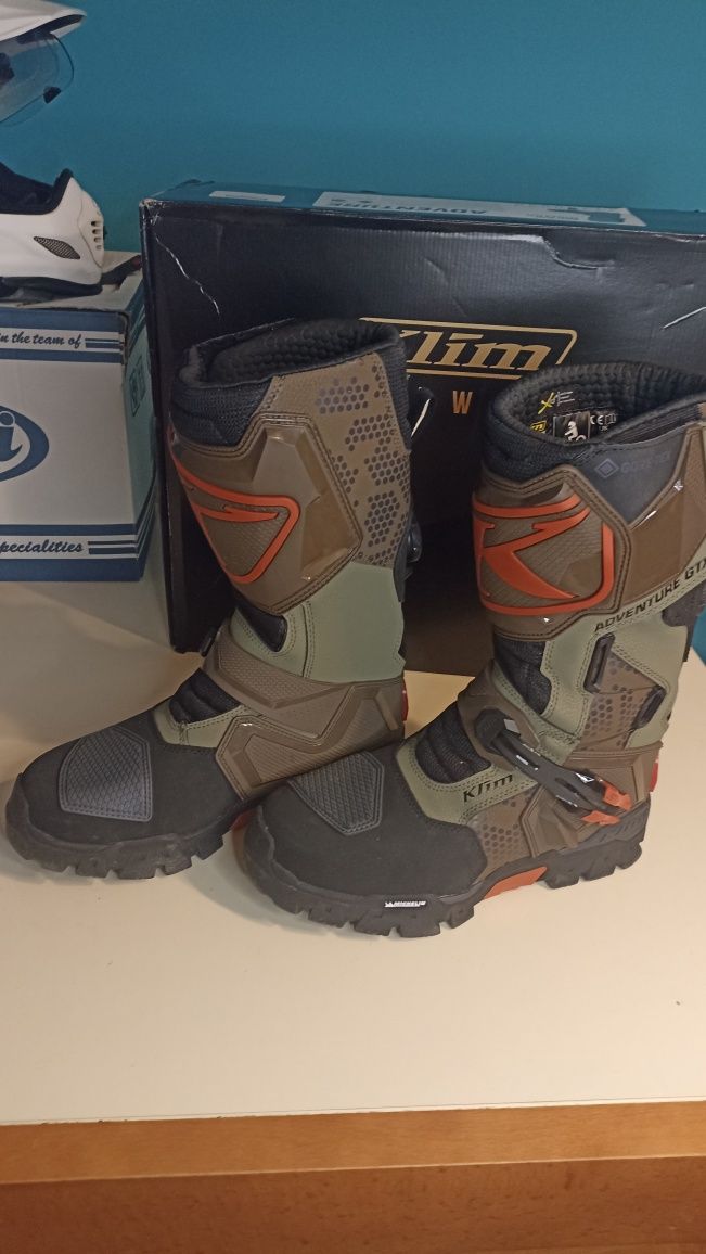 Buty motocyklowe KLIM Adventure GTX rozmiar 43-44 turystyczne, enduro