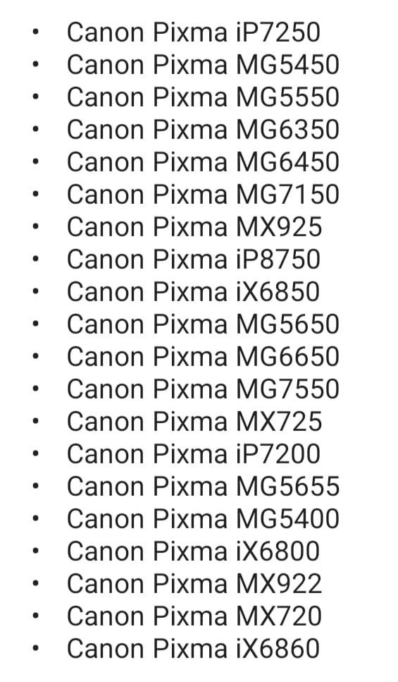 Tusze PF-550, PF-551 XL, PGI-550, CLI-551 XL do drukarek Canon z chip