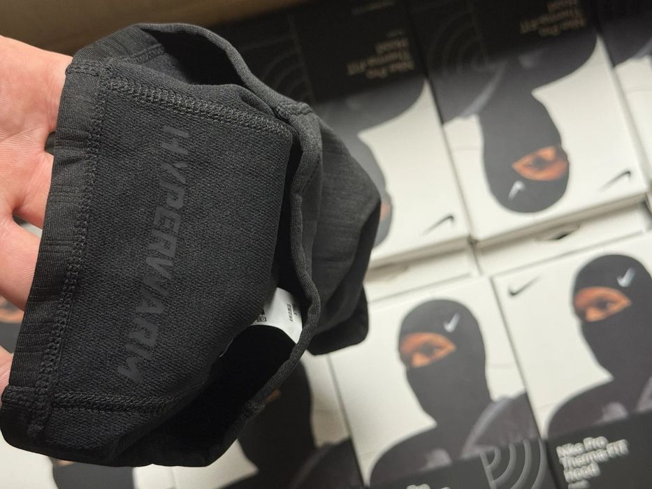 Балаклава nike pro Hyperwarm, чорна балаклава, Балаклава найк про