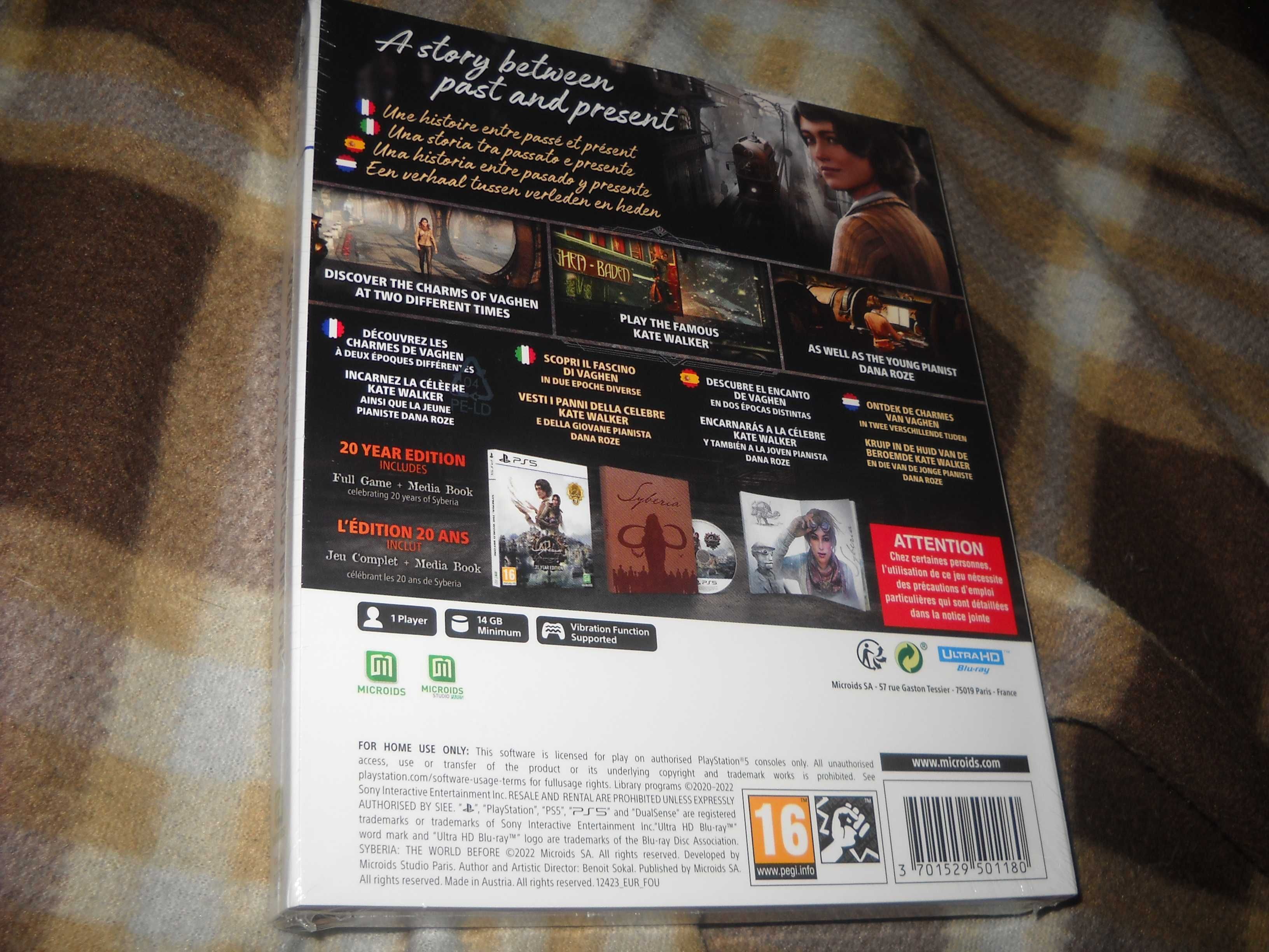 Syberia The World Before 20 Year Edition - Ps5 - NOWA