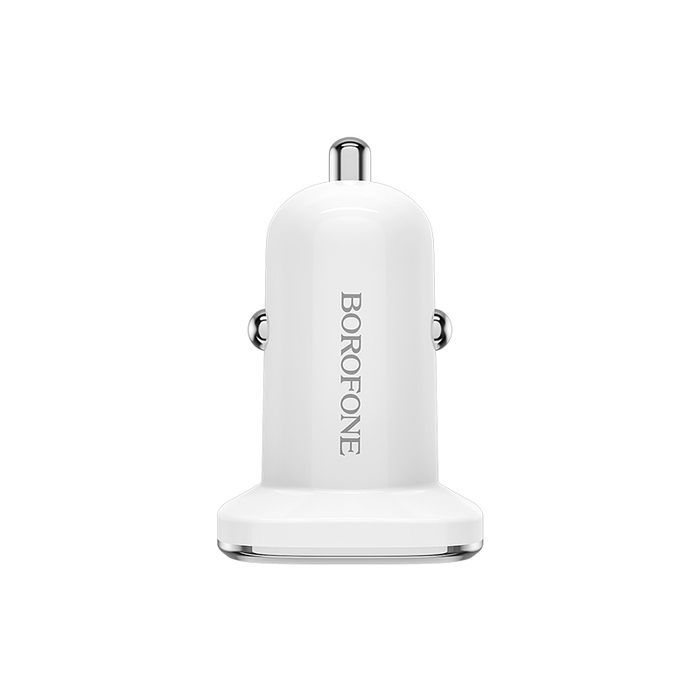 Borofone Ładowarka Samochodowa Bz12 Lasting Power - 2Xusb - 2,4A Biała