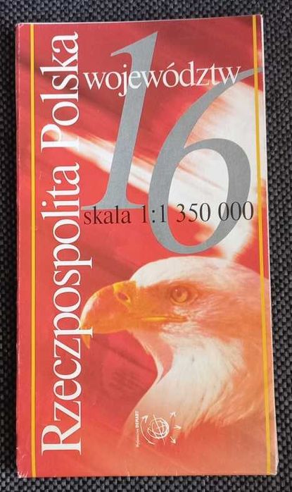 Mapa Rzeczpospolita Polska 1999 rok 16 województw wyd. Demart