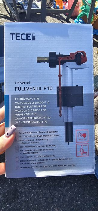 Zawór napełniający F10 uniwersalny TECE