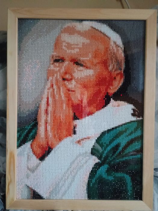 Haft diamentowy Papież
