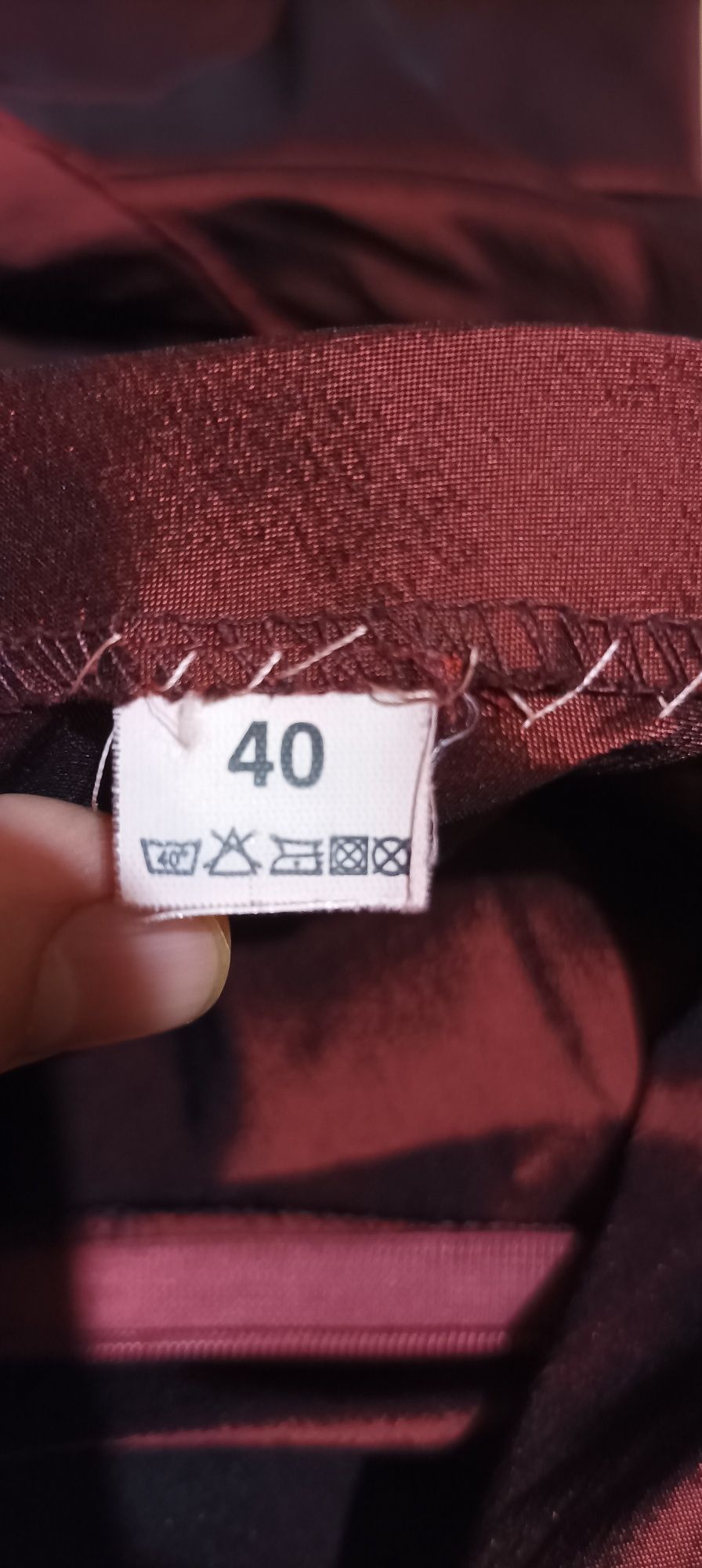 Sukienka hiszpanka elegancka  wizytowa wieczorowa koktajlowa burgund