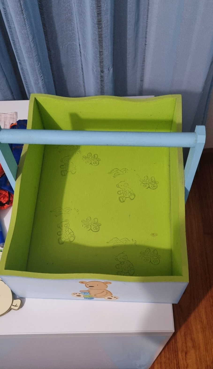 Conjunto Cesto Produtos Bebé e Moldura