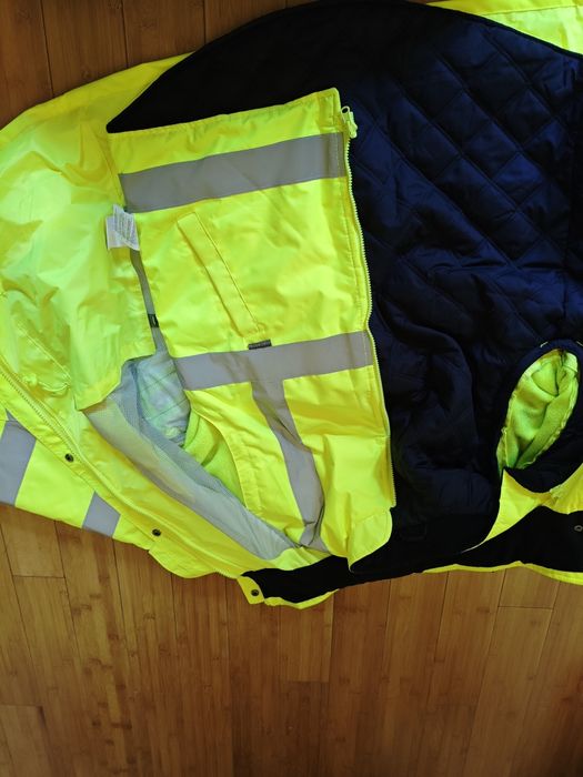 Kurtka ostrzegawcza robocza Portwest S427 rozm M, logo MAN