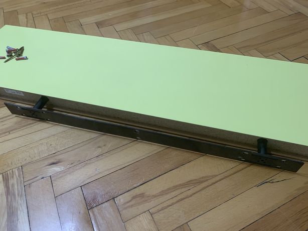 Półka Ikea Lack żółta 110x26 cm