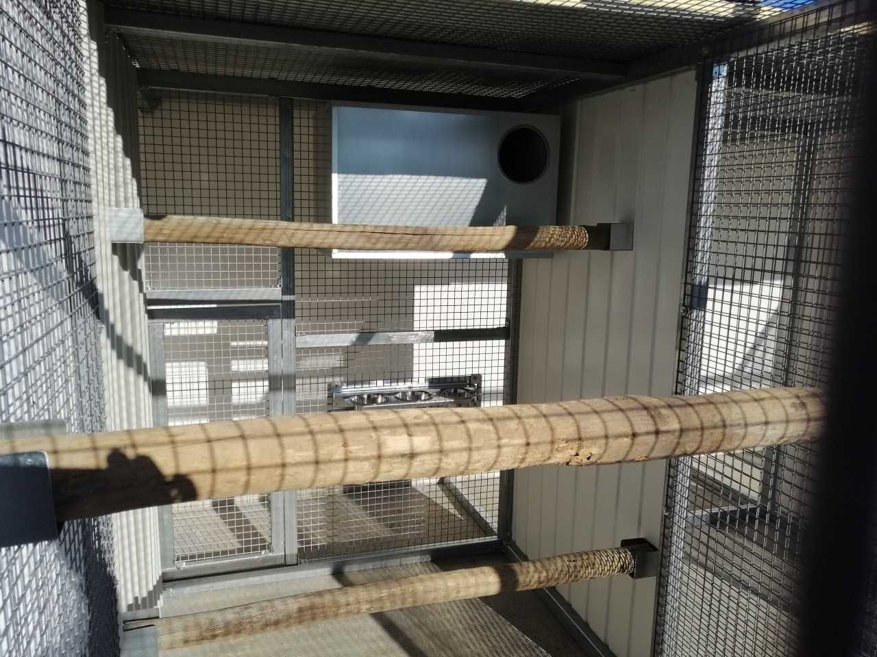 Blocos de gaiolas/Voadeiras com corredor de segurança