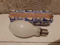 Lampa rtęciowa Polamp LRF 250W E40 żarówka stara biała duża PRL 3