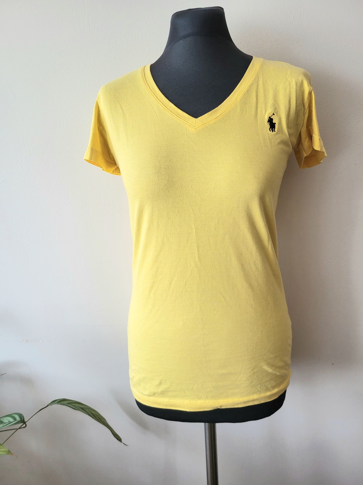Żółta koszulka Ralph Lauren Rozmiar M