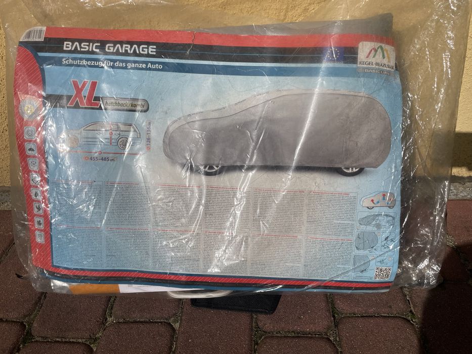 Plandeka Kegel-Błażusiak Basic Garage XL kombi 4,55-4,85m kolor szary