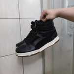 Buty obuwie sportowe skórzane 43 Puma rbd game wysokie męskie czarne l