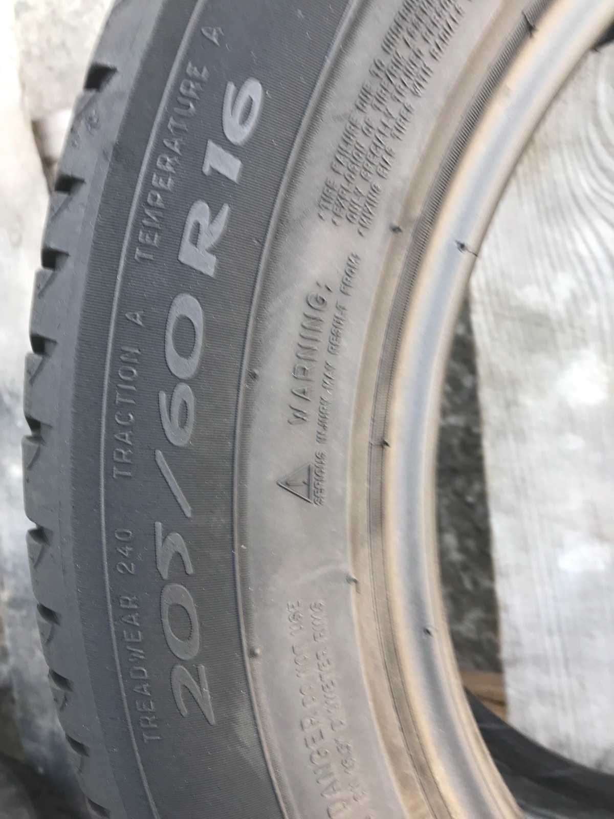 Шини Michelin Primacy 3 205/60R16 Пара Літо Б/у Склад Оригінал