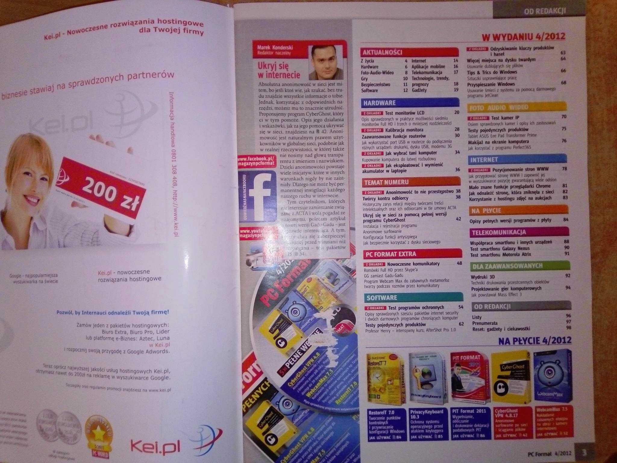 PC Format 4 2012 kwiecień (140) Gazeta + płyta CD Czasopismo