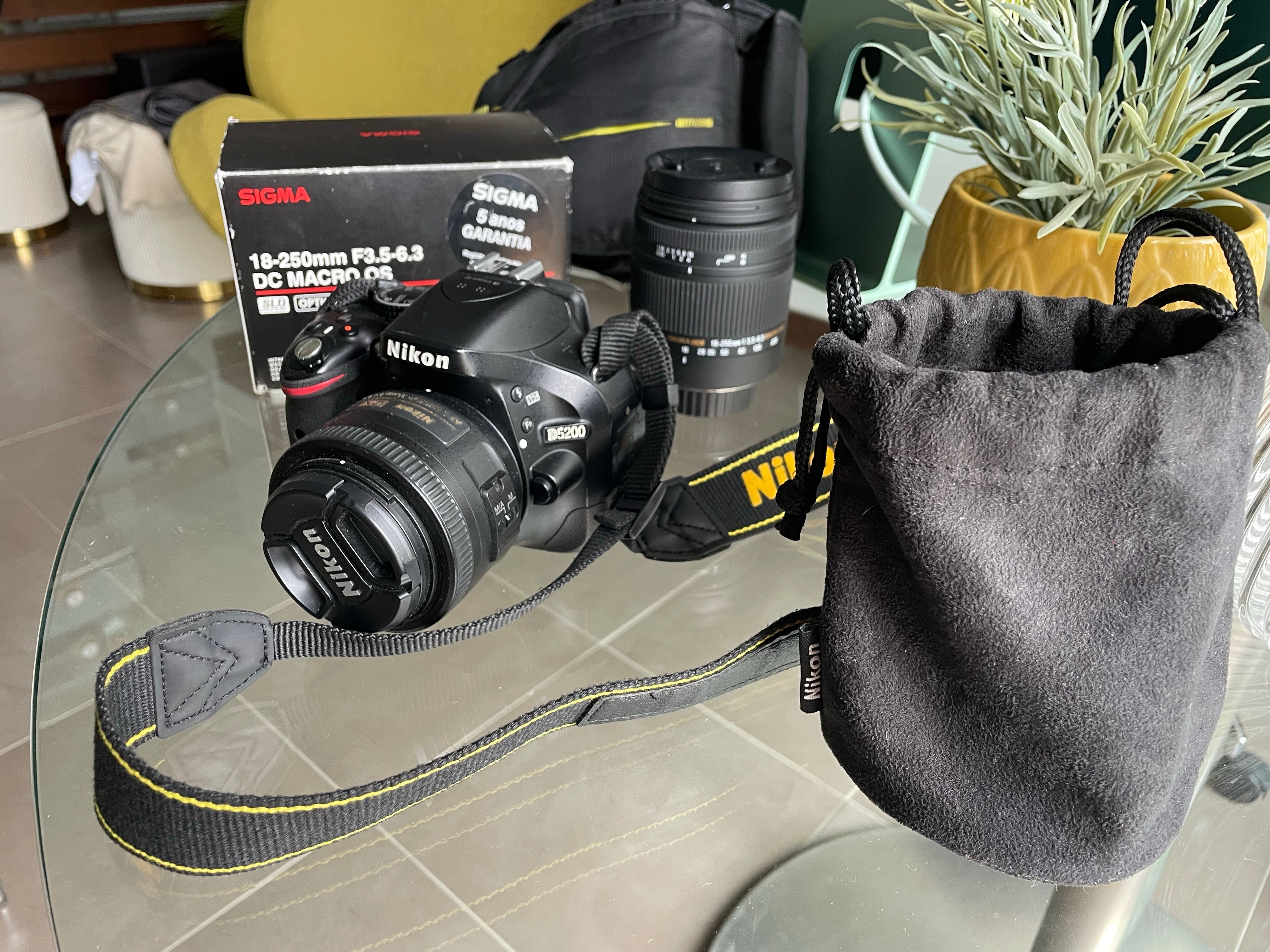 Nikon D5200 + Objectivas