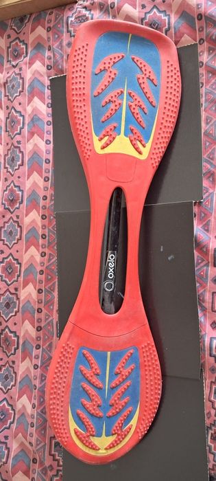 Wave board vermelho com rodas novas