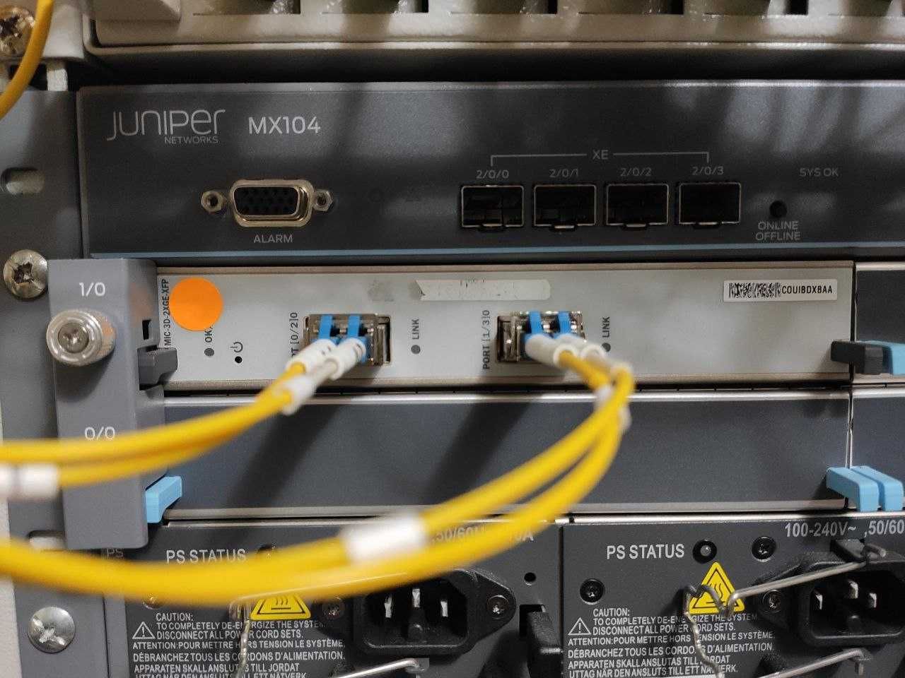 Маршрутизатор Juniper MX104-80G-AC-BNDL