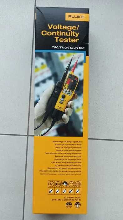 Miernik FLUKE T110, wskaźnik napięcia dwubiegunowy, multimetr , NOWY